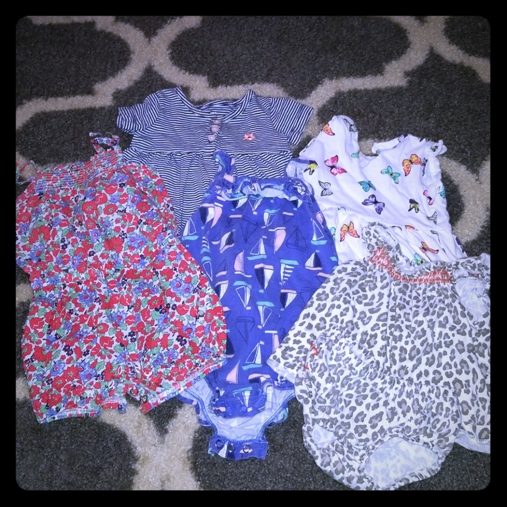 6 piece-9 month old baby girl bundle (bundle #4)